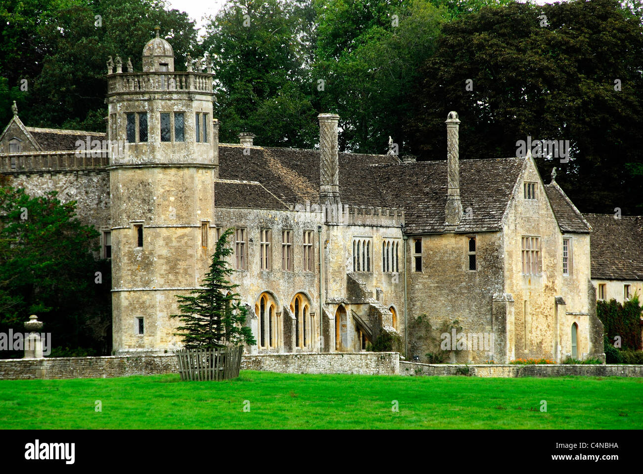 Lacock Abbey, the former home of  William Henry Fox Talbot, famous for his contributions to the invention of photography. UK Stock Photo
