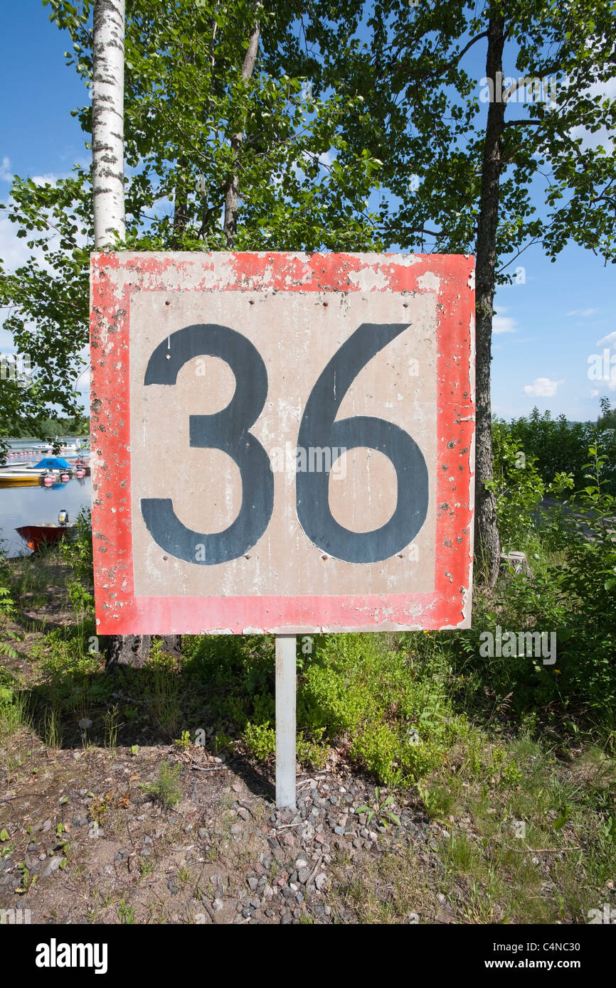 weathered old sign Stock Photo - Alamy