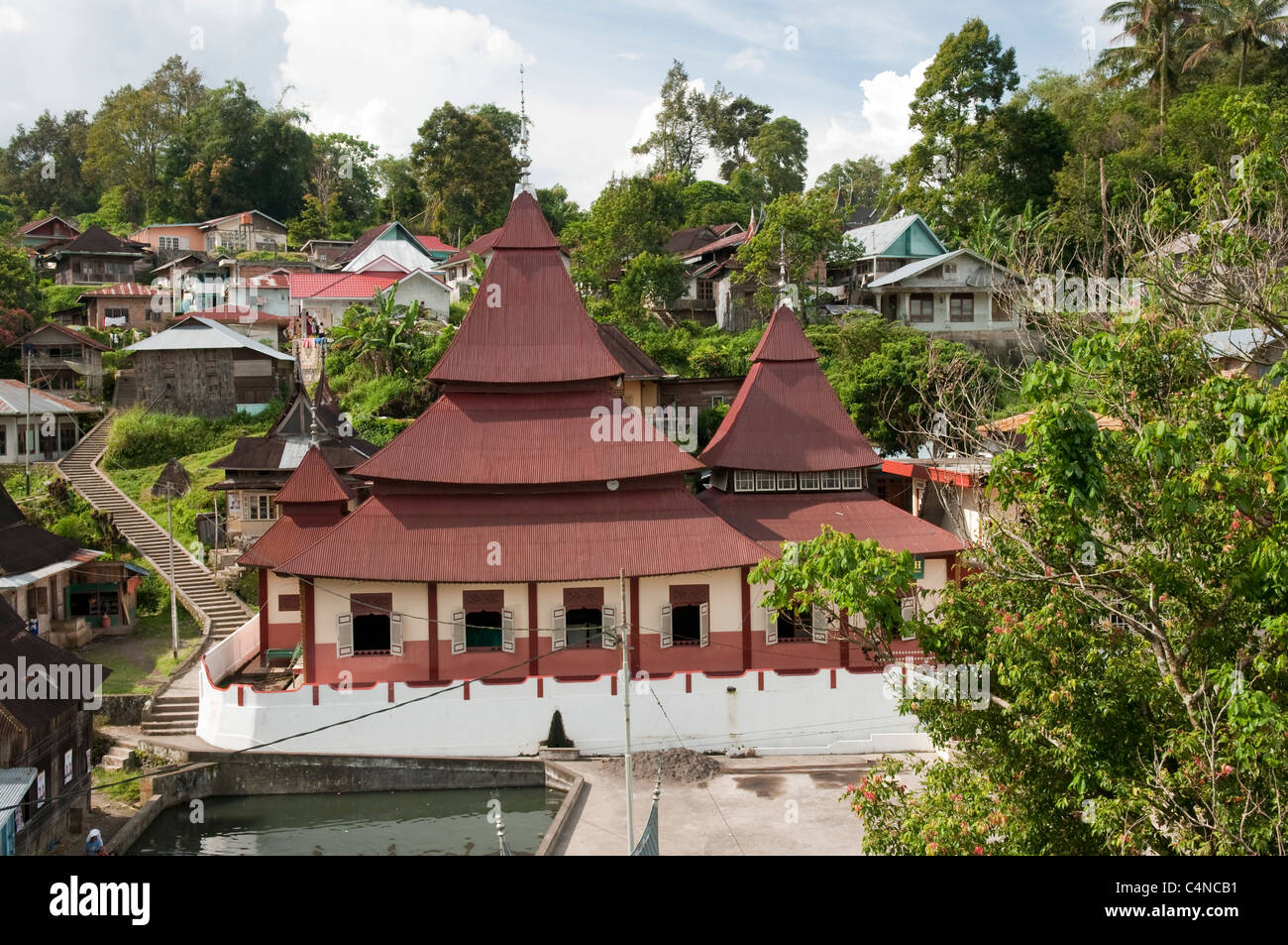 The oldest Mosque of Priangan, West Sumatera, Indonesia Stock Photo