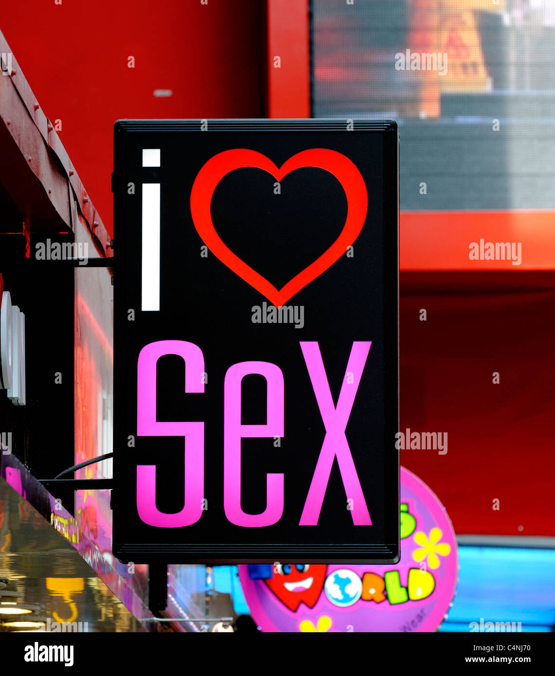 I Love Sex - sex shop in Bugis Junction, Singapore Stock Photo - Alamy