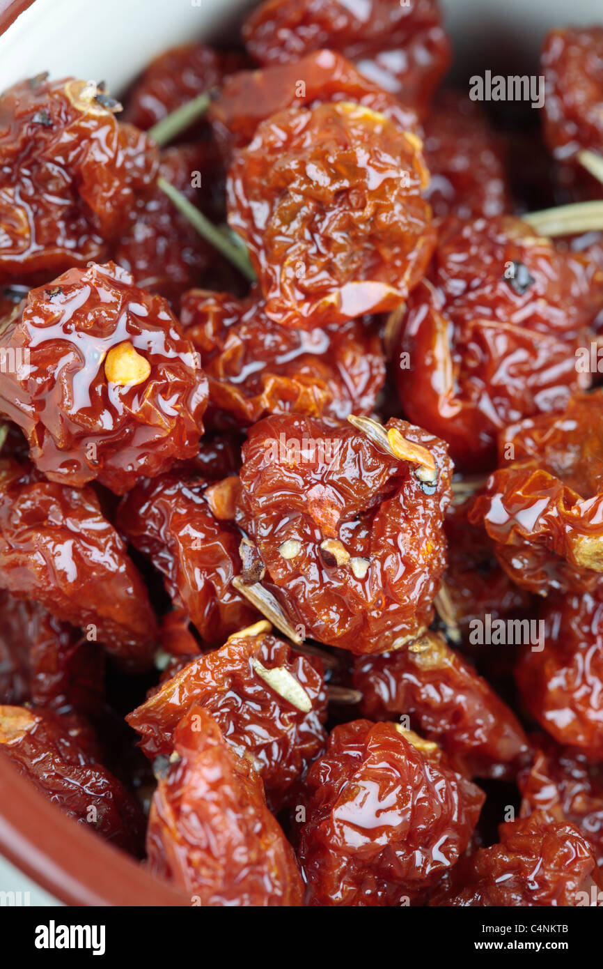 Sundried Tomatoes and Olive Oil in Jar Stock Photo Alamy