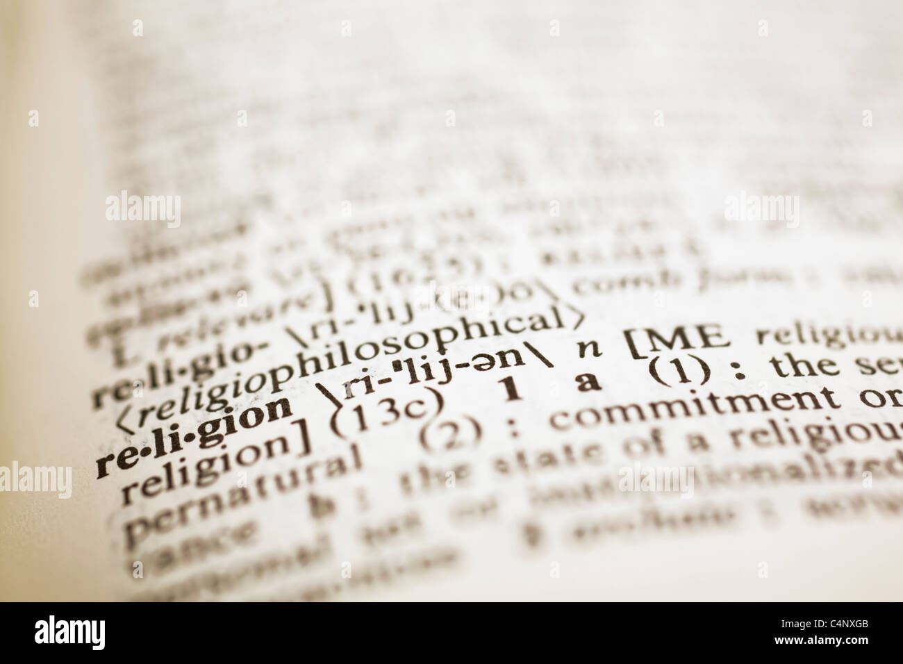 Word Religion High Resolution Stock Photography And Images Alamy