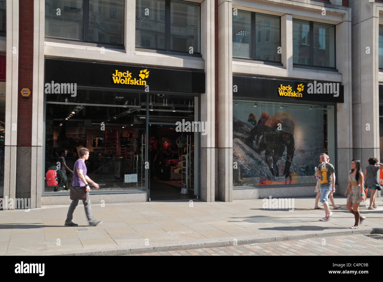 The Jack Wolfskin outdoor clothing store/shop on Long Acre, Covent Garden,  London, UK Stock Photo - Alamy