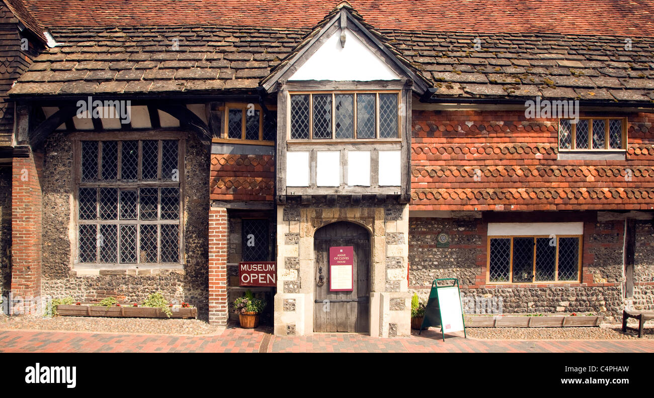 Anne of Cleves house museum, Lewes, East Sussex, England Stock Photo