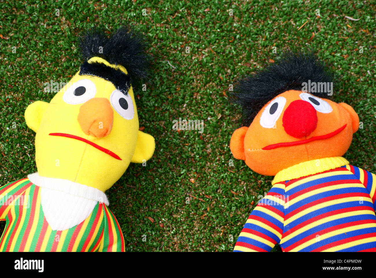 Bert and Ernie, Sesame street Stock Photo