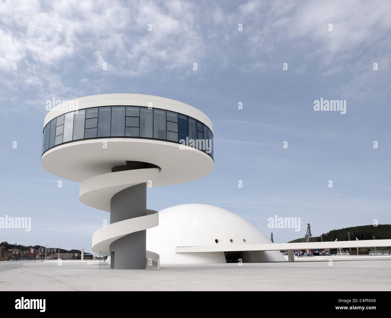 Centro Niemeyer,cultural complex,Avilés,Spain Stock Photo - Alamy