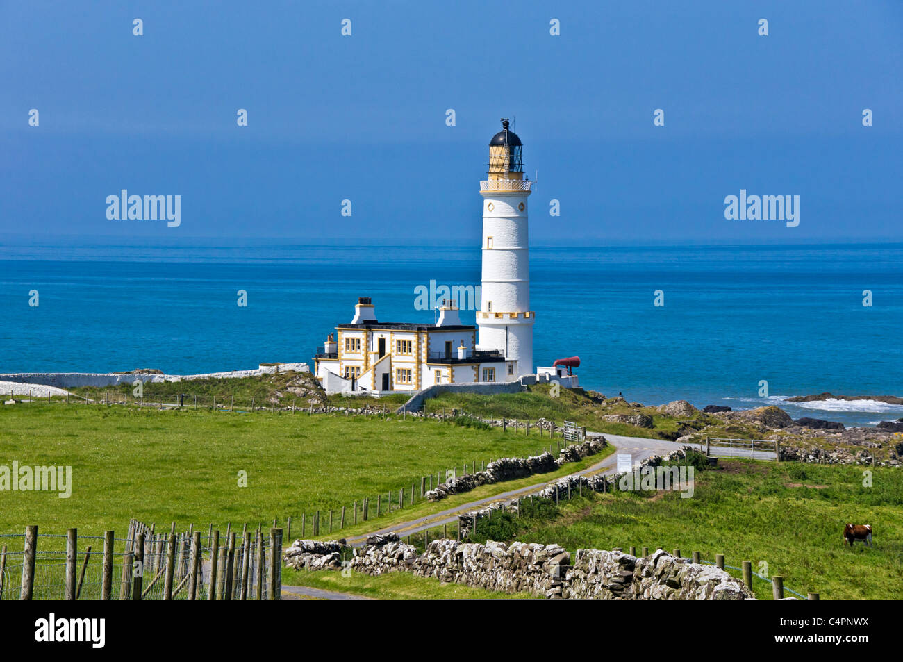 Corsewall Lighthouse Hotel at Corsewall Point near Stranraer in Scotland Stock Photo