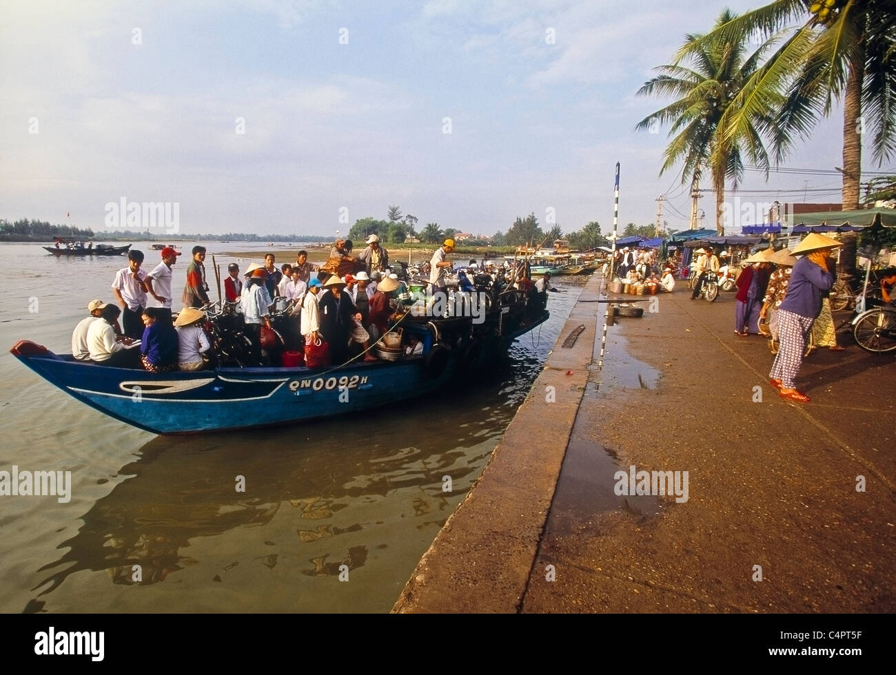Ferry across the Mekong River, My Tho, Vietnam Stock Photo - Alamy