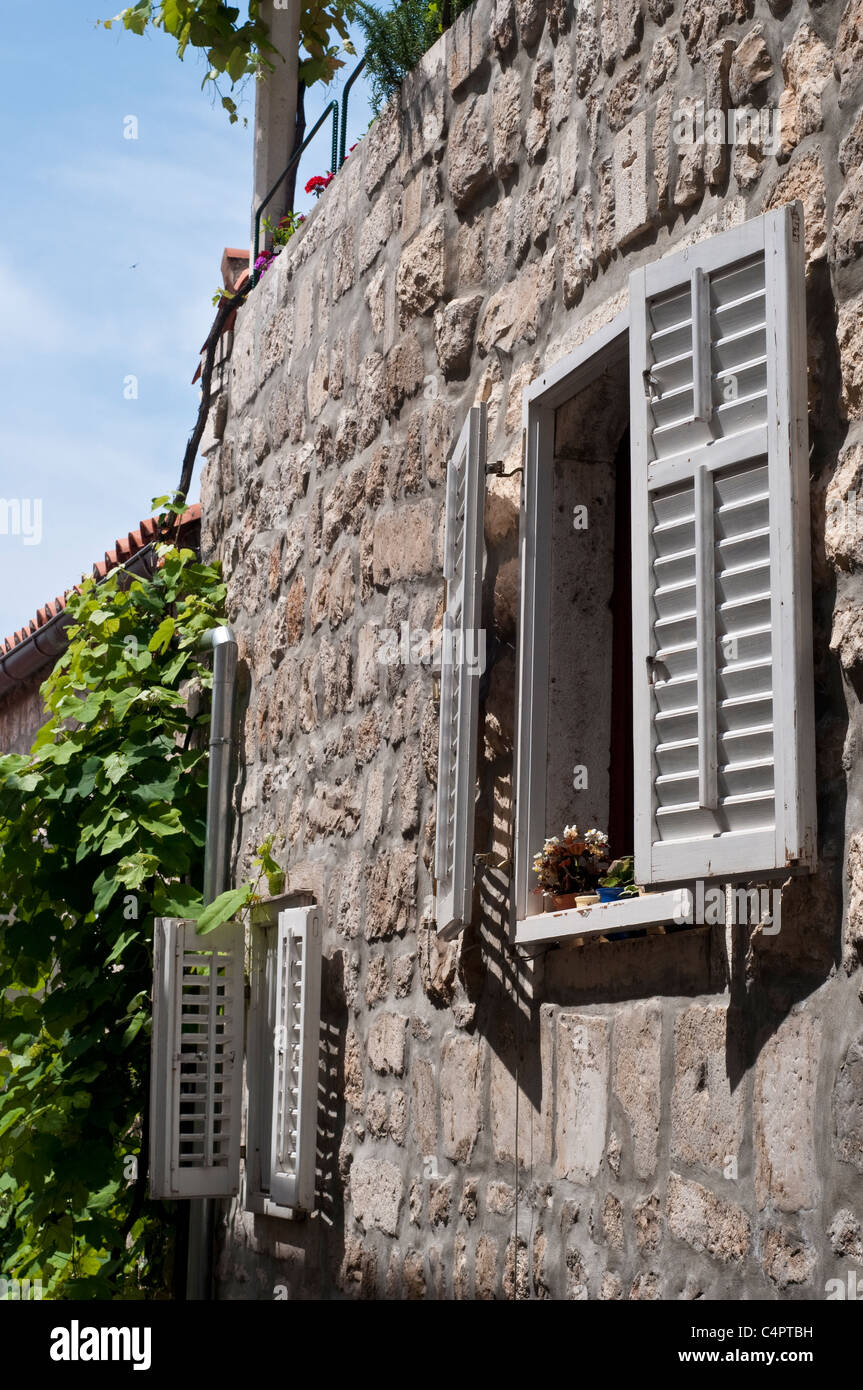 Stone house, Dubrovnik, Croatia Stock Photo Alamy