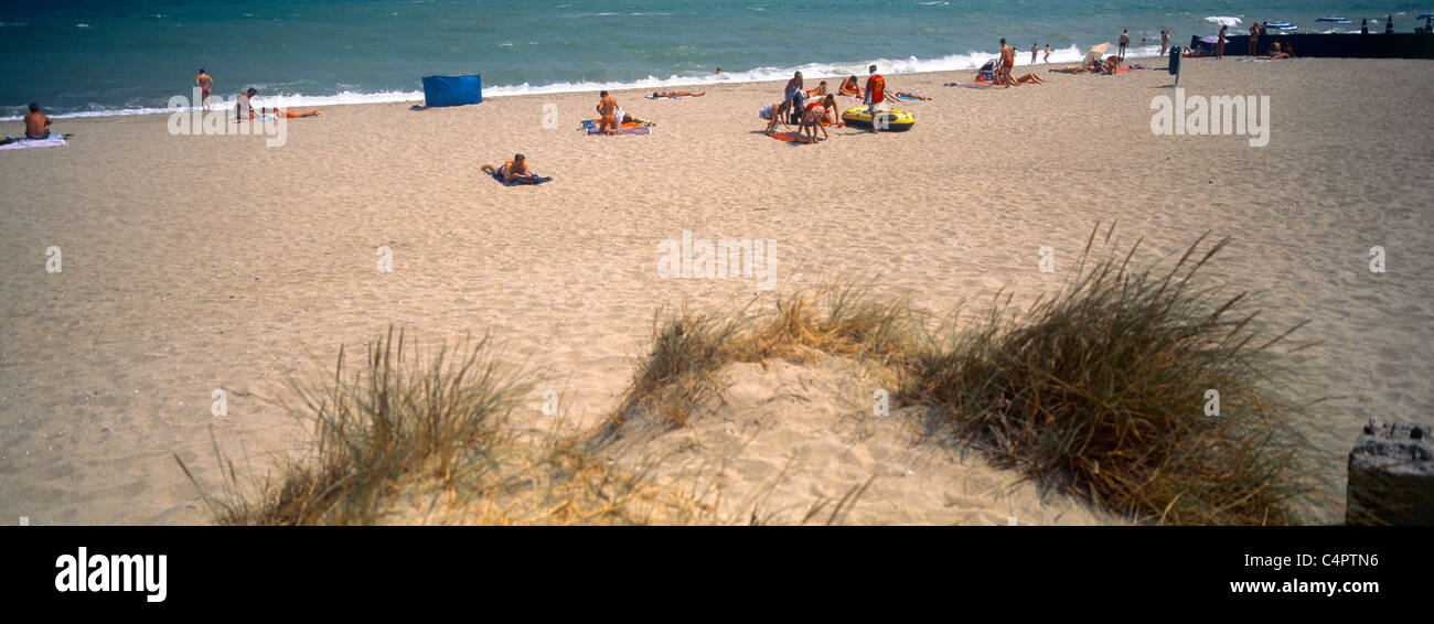 Saint Cyprien Plage France LanguedocRoussillon People On The Beach