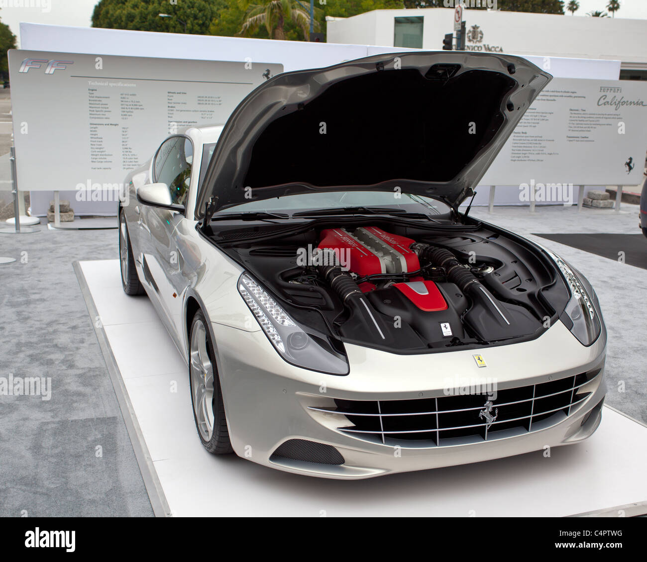 A Ferrari FF at the 2011 Rodeo Drive Concours Stock Photo