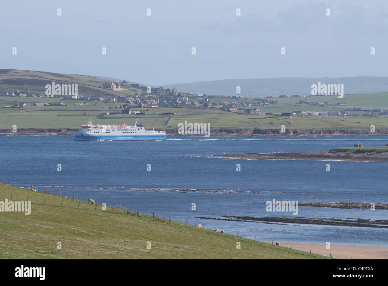 Northlink Ferry departing Stromness Orkney Scotland May 2011 Stock Photo