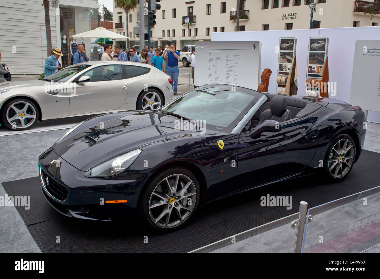 A Ferrari California at the 2011 Rodeo Drive Concours Stock Photo