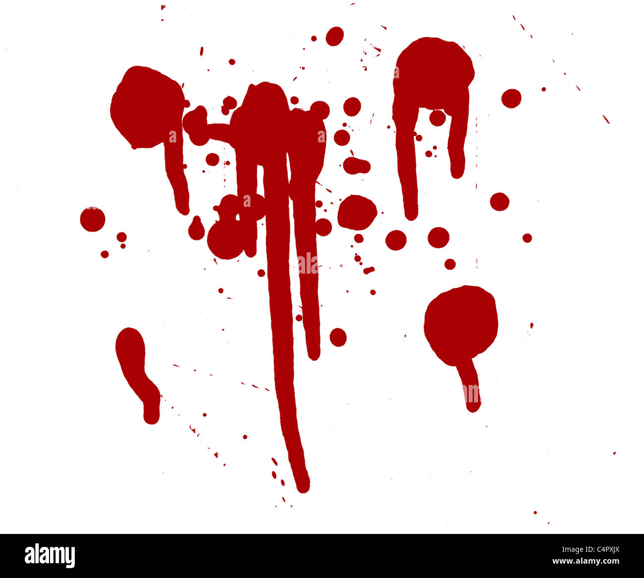 blood splatter red horror bloody gore drip murder violence Stock Photo ...