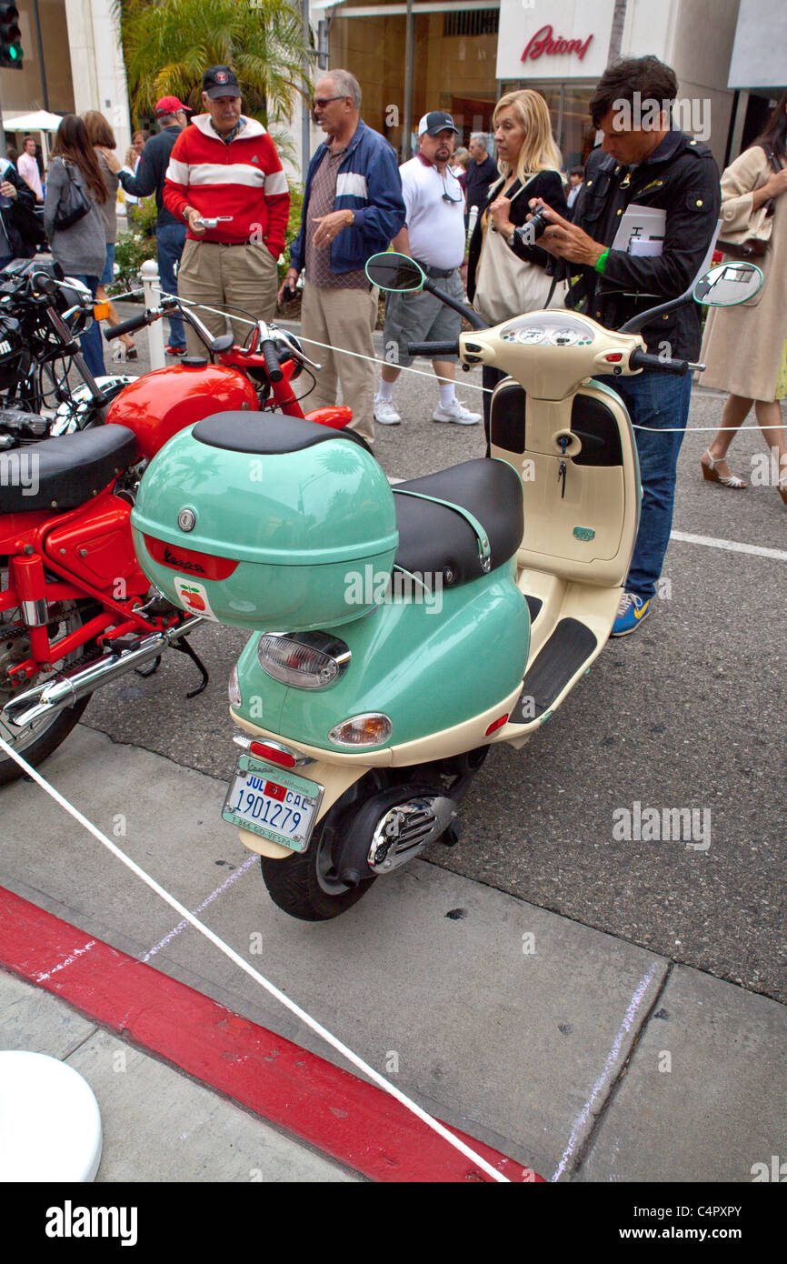 Vintage Italian Motorcycles at the 2011 Rodeo Drive Concours D'elegance Stock Photo