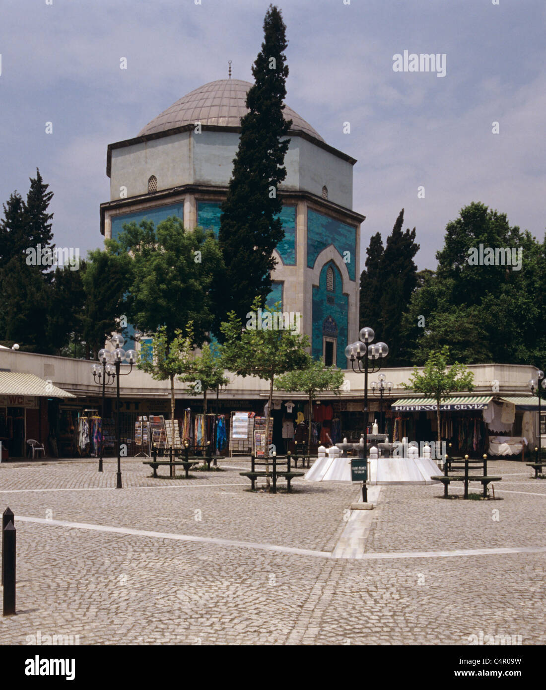 Yeşil Türbe, mausoleum of Çelebi Sultan Mehmed, Bursa, Turkey 000529_2110 Stock Photo