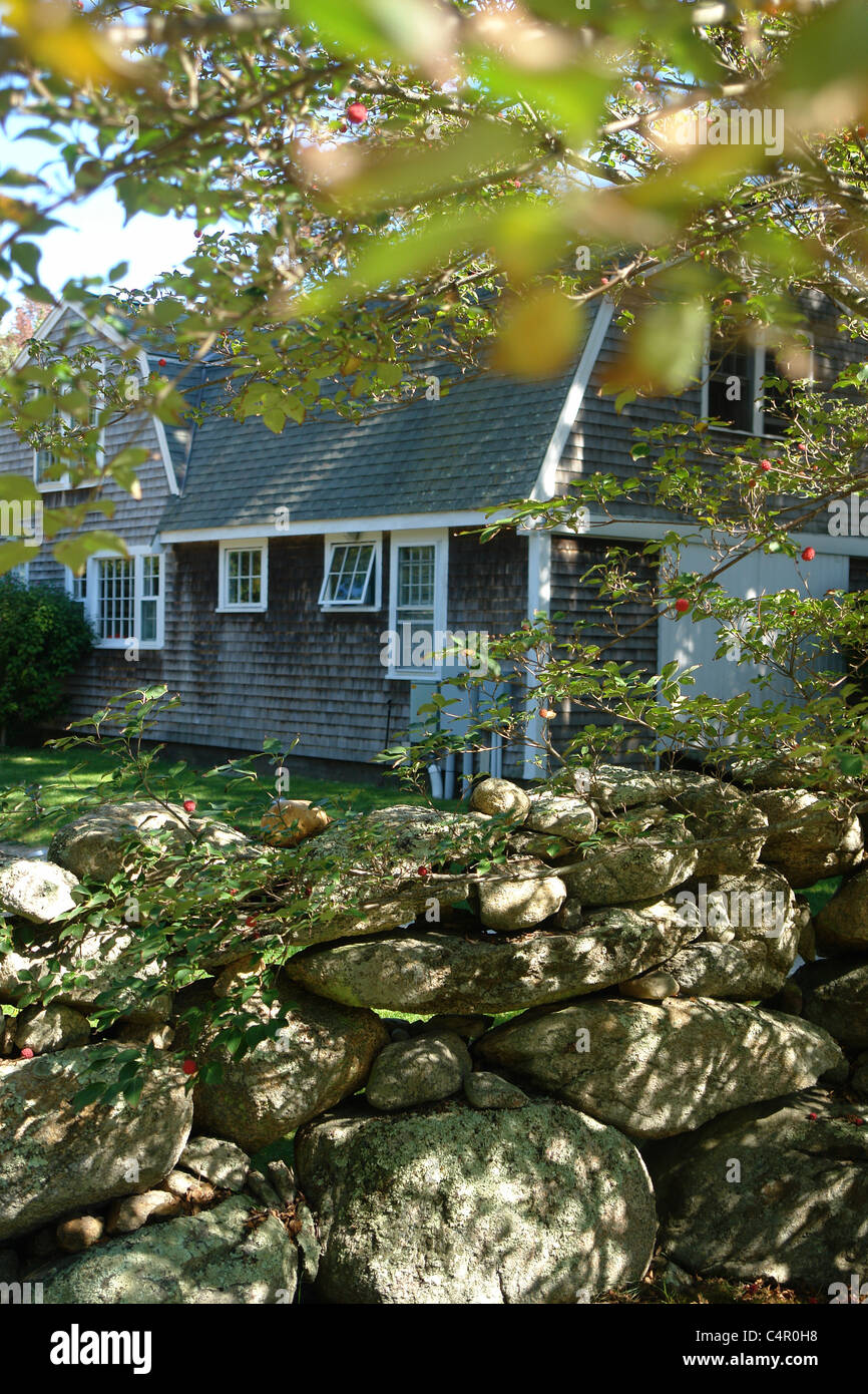 House in Chilmark MA Stock Photo Alamy