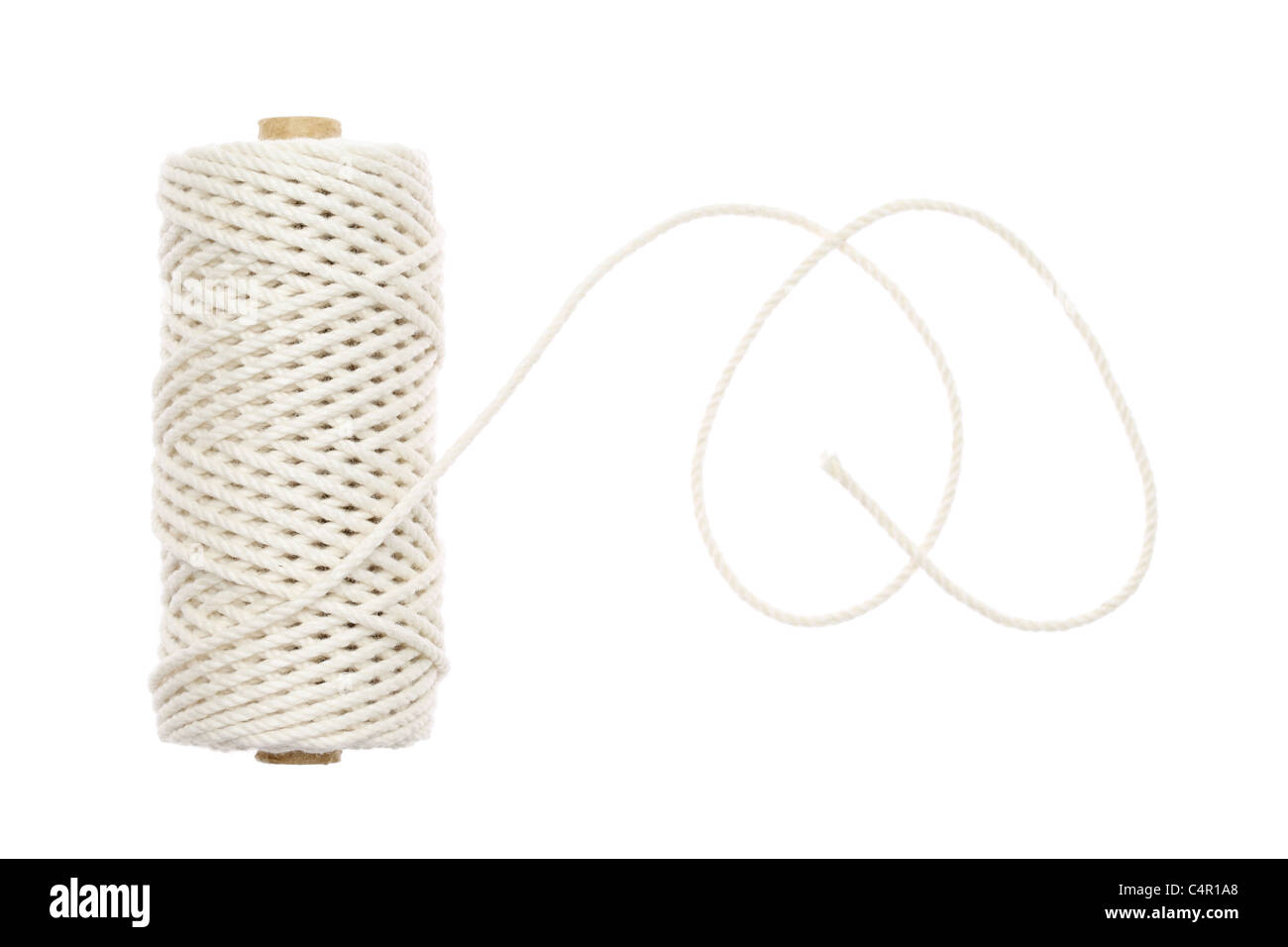 Reel of thread on a white background Stock Photo Alamy