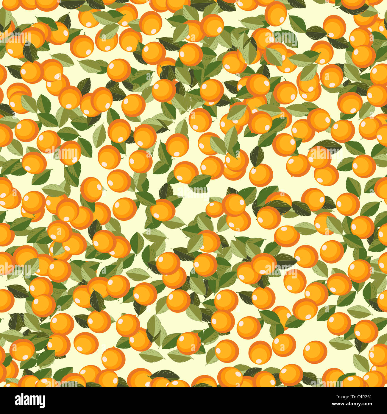 Seamless background with orange fruits Stock Photo - Alamy