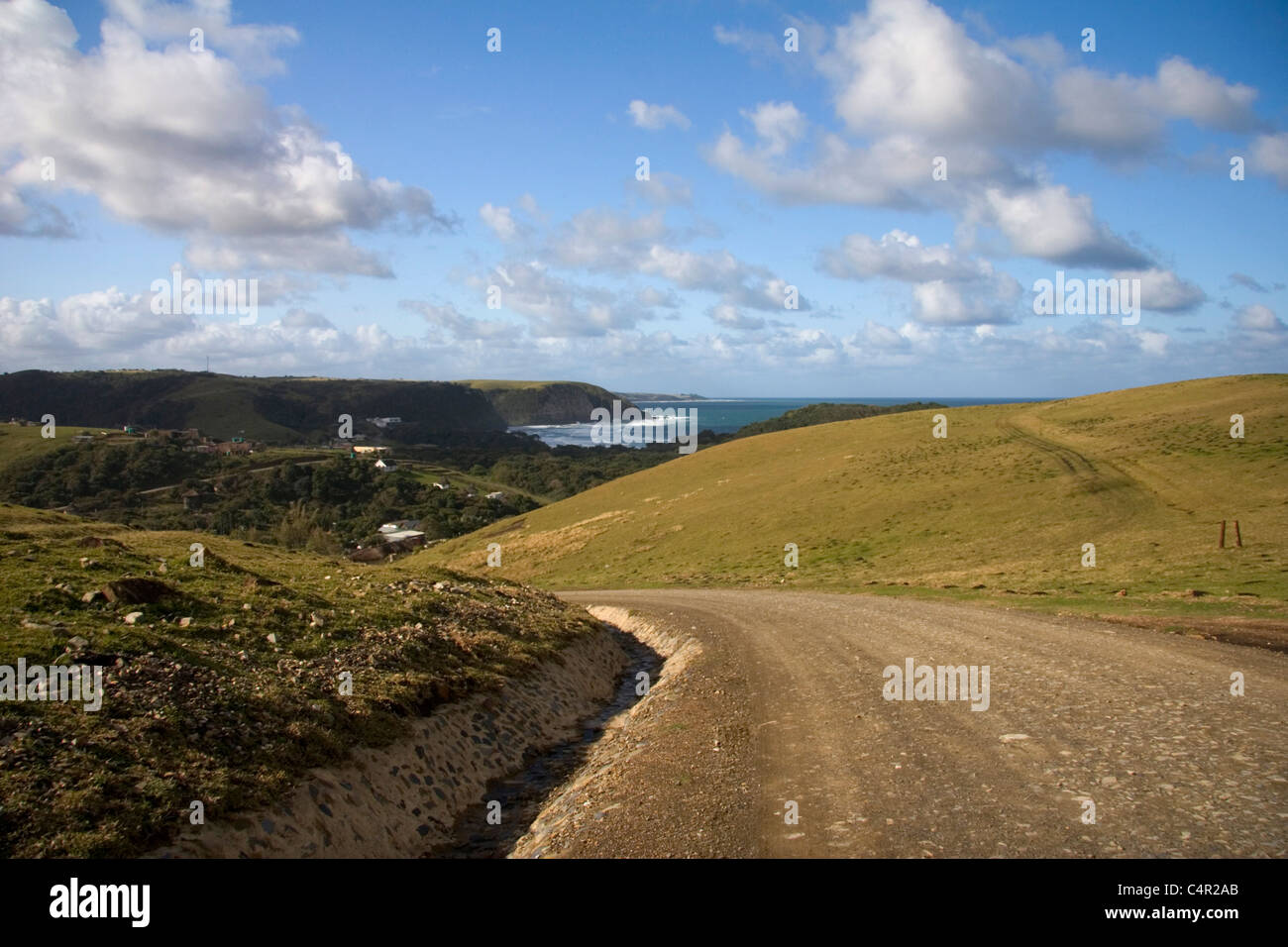Coastal dirt road, Transkei, South Africa Stock Photo