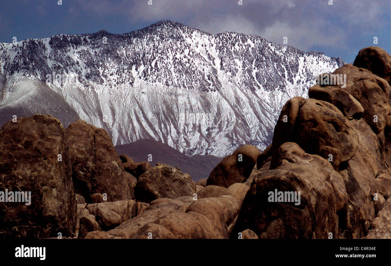 The Inyo Mountains, east of the Sierra Nevada, California, USA Stock Photo