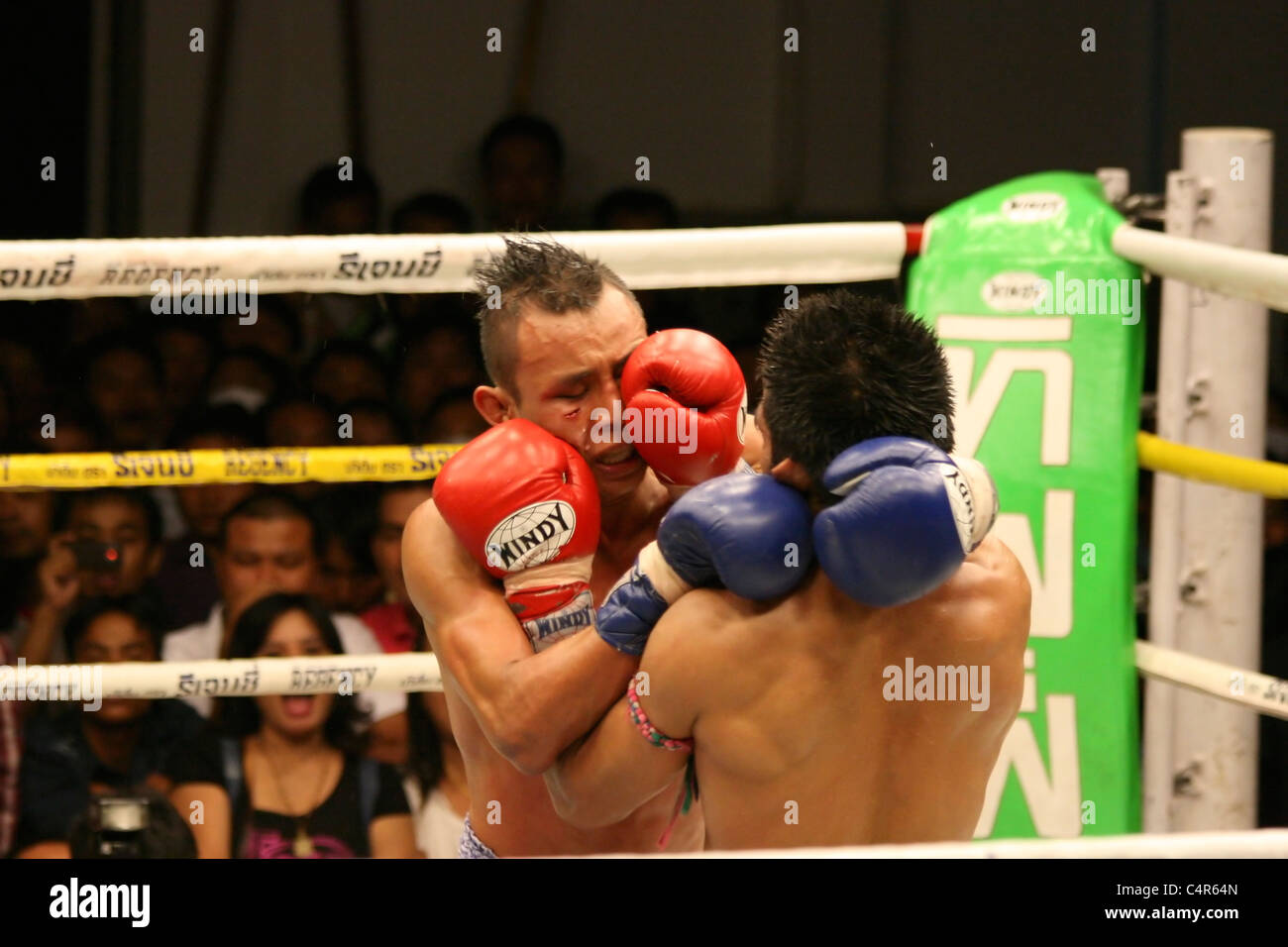 Thailand Thai Boxing competition Stock Photo