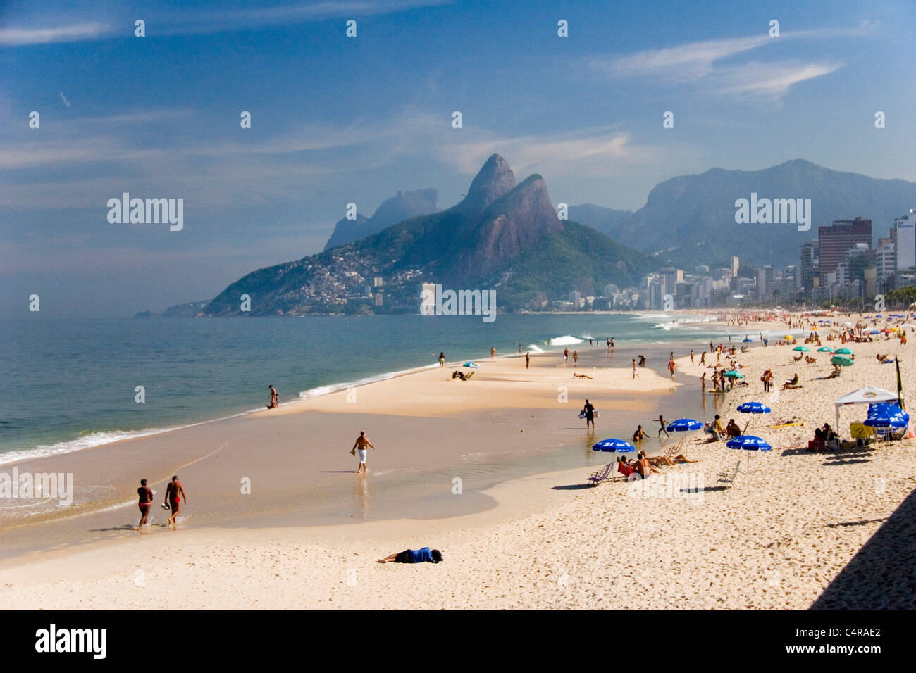 Ipanema Beach, Rio de Janeiro, Brazil Stock Photo