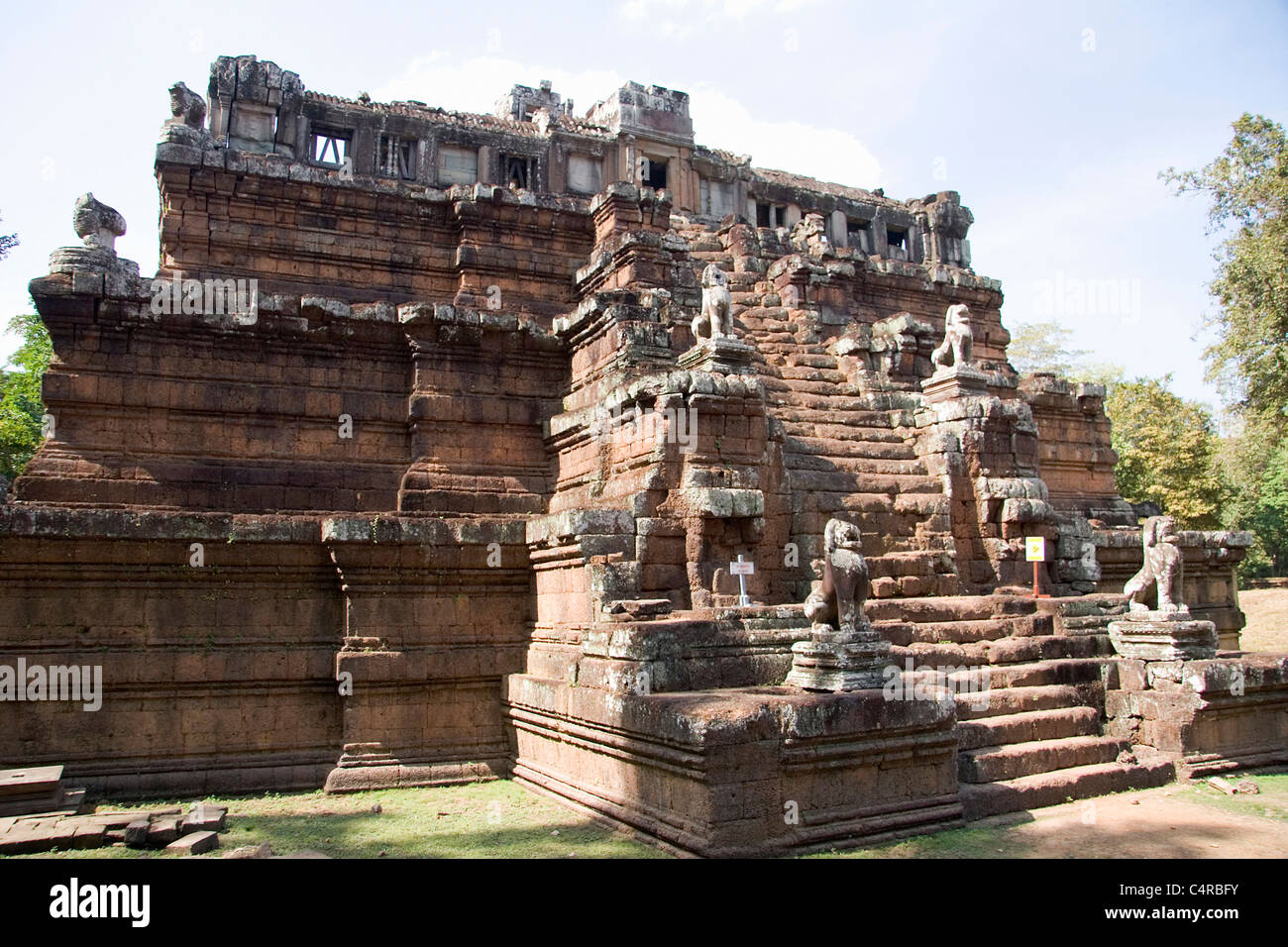 Some of the major temples in Angkor Wat, Cambodia Stock Photo