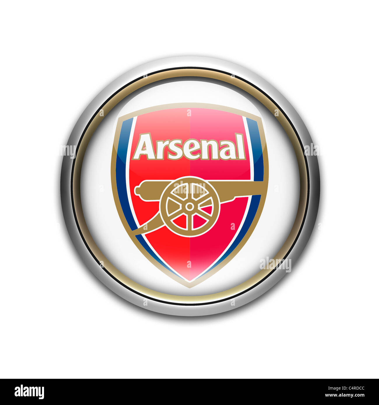 Arsenal Fc Logo Symbol Flag Stock Photo Alamy