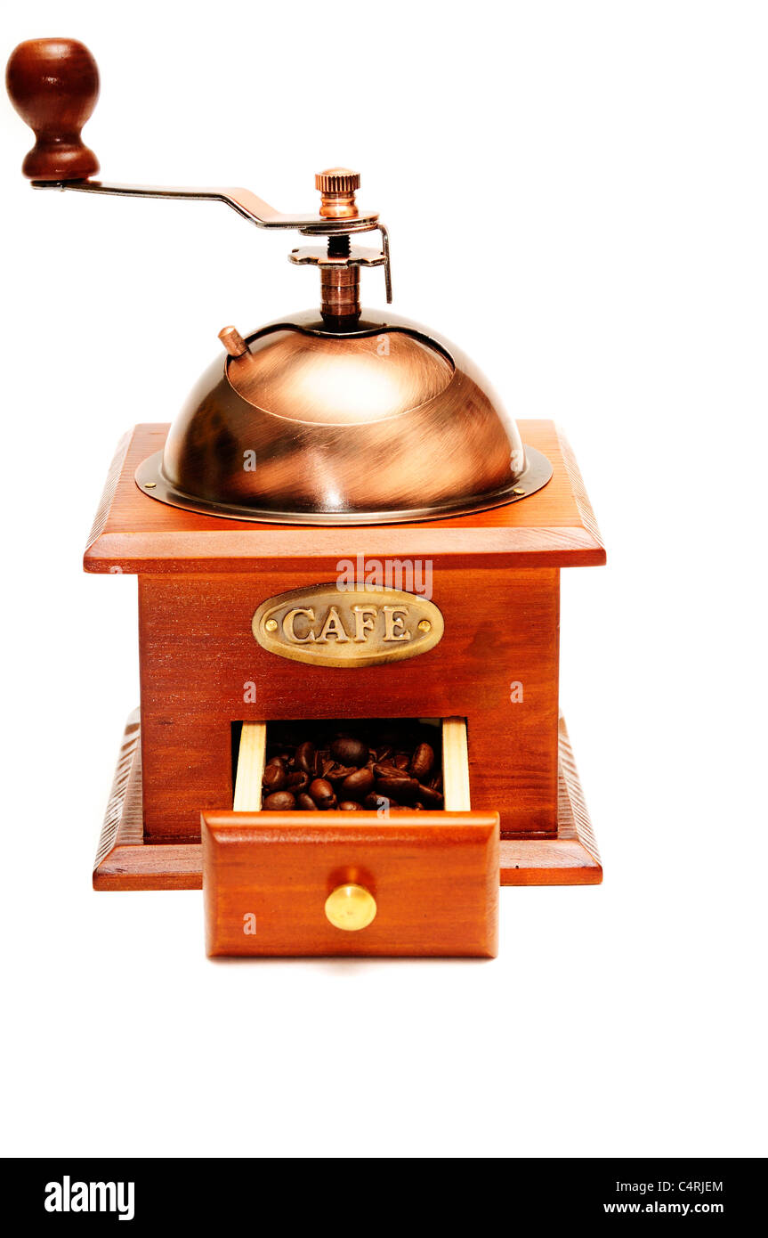 classic coffee grinder Stock Photo Alamy