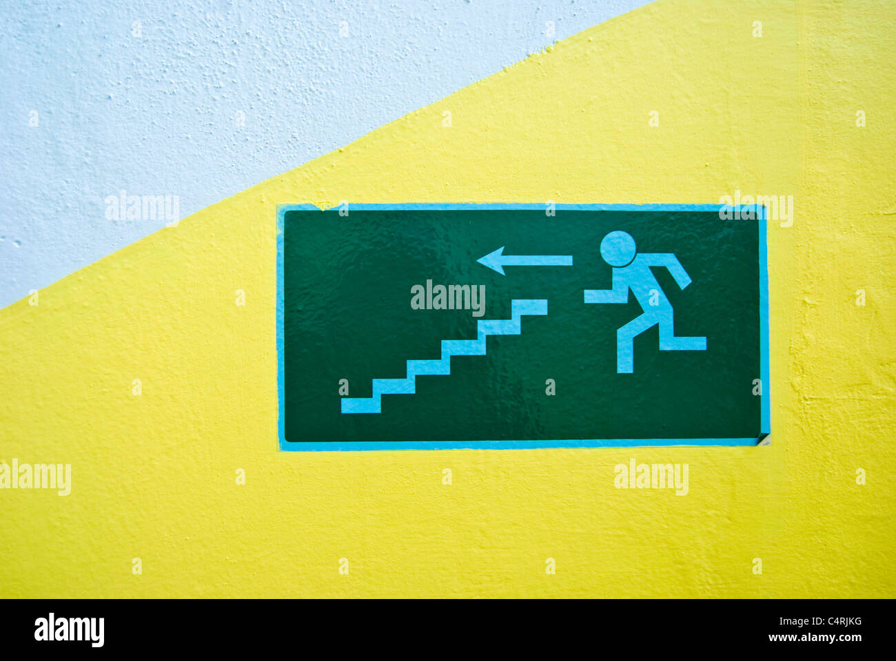 emergency exit sign Stock Photo Alamy