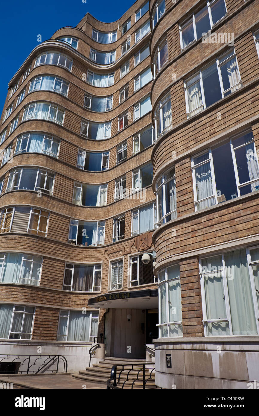 City of London, Charterhouse Square Poirot's Florin Court June 2011 Stock Photo Alamy