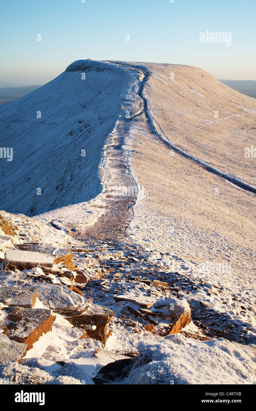 Pen y Fan from Corn Du, Brecon Beacons National Park, Wales Stock Photo Alamy