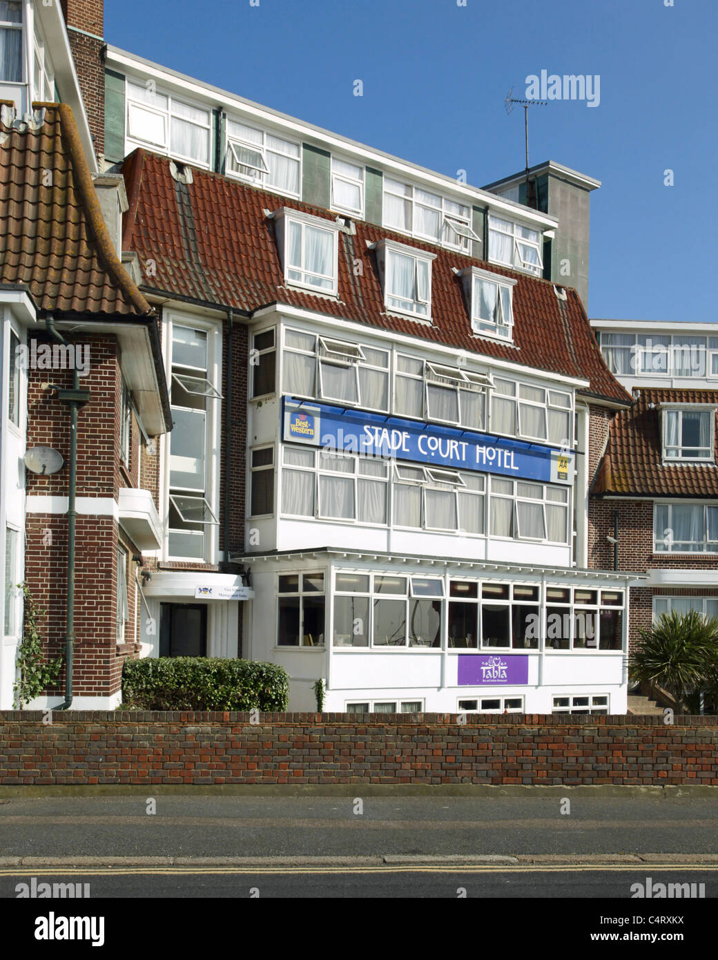 Stade Court Hotel West Parade Hythe Kent Stock Photo Alamy