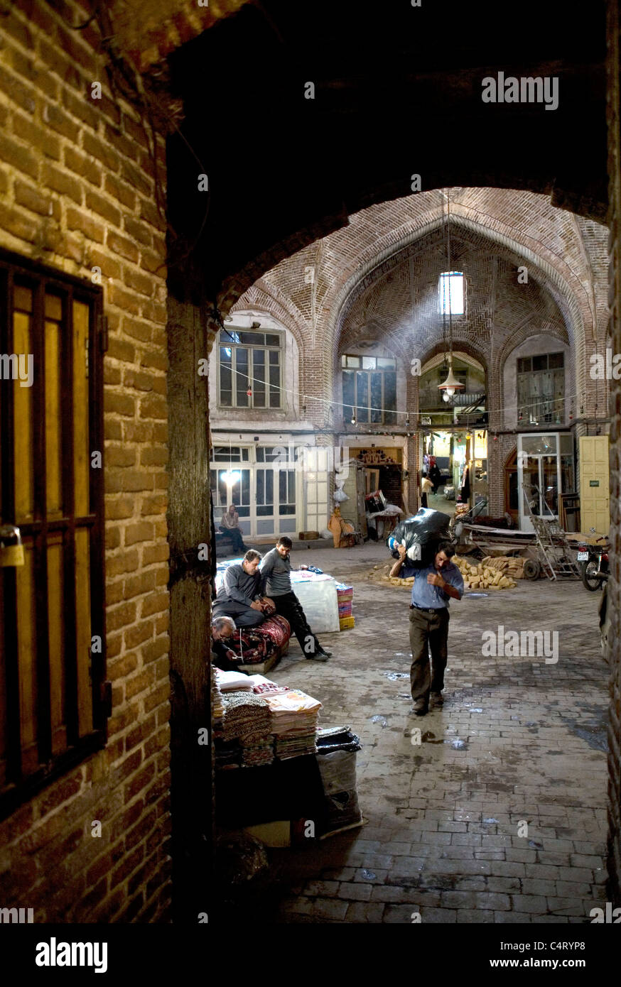 The bazaar in Tabriz, East Azarbaijan province, Iran Stock Photo