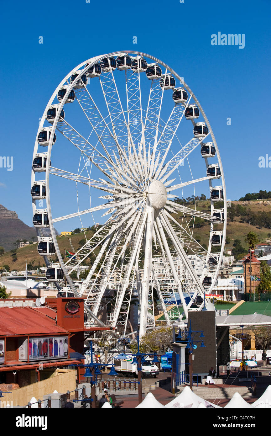 Wheel of Excellence at V&A waterfront in Cape Town South Africa Stock Photo