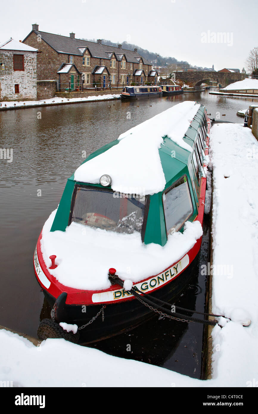 Brecon beacons canal boat hi-res stock photography and images - Alamy