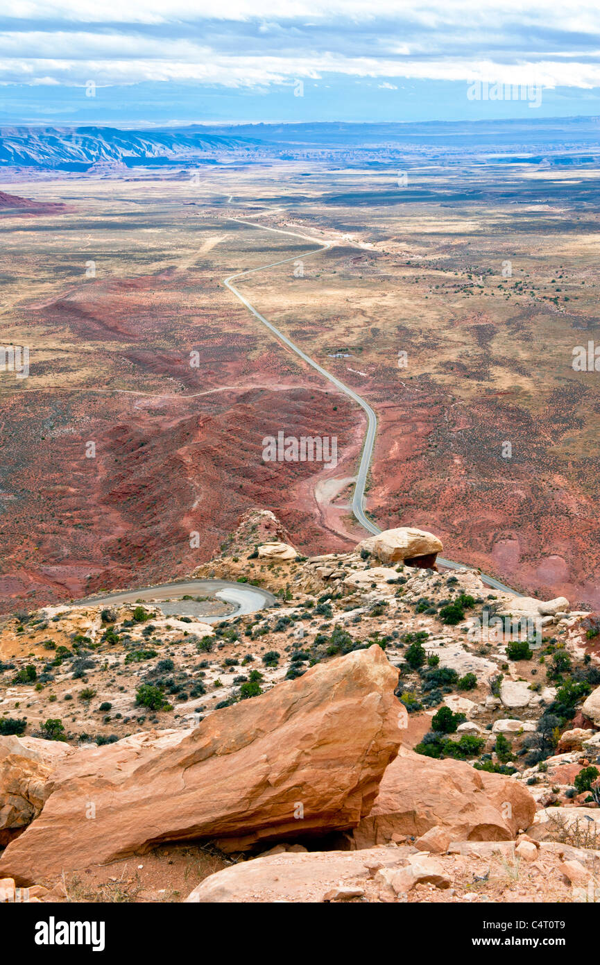 Moki dugway utah views view vista hires stock photography and images