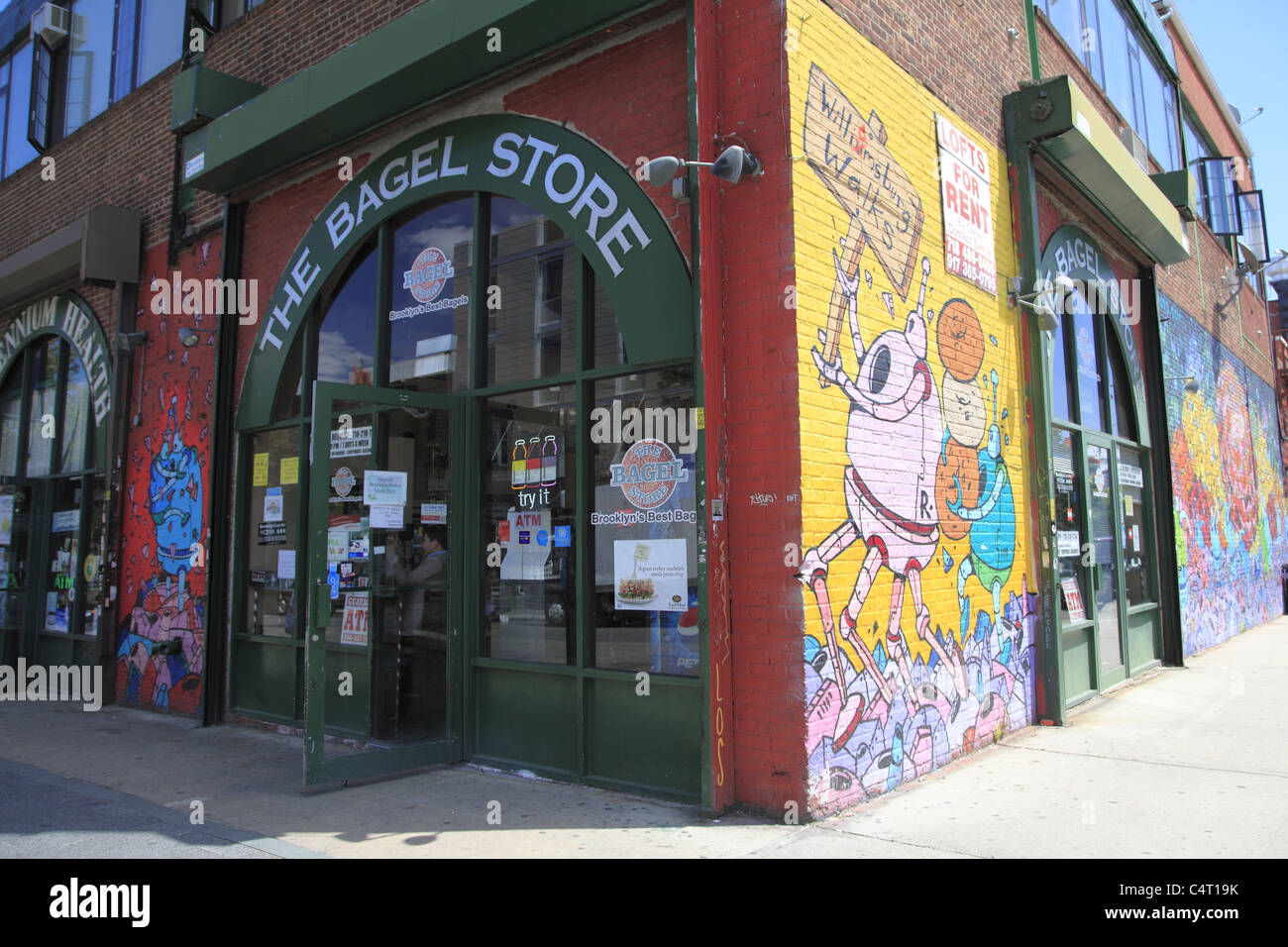 The Bagel Store, Bedford Avenue, Williamsburg, Brooklyn, New York City