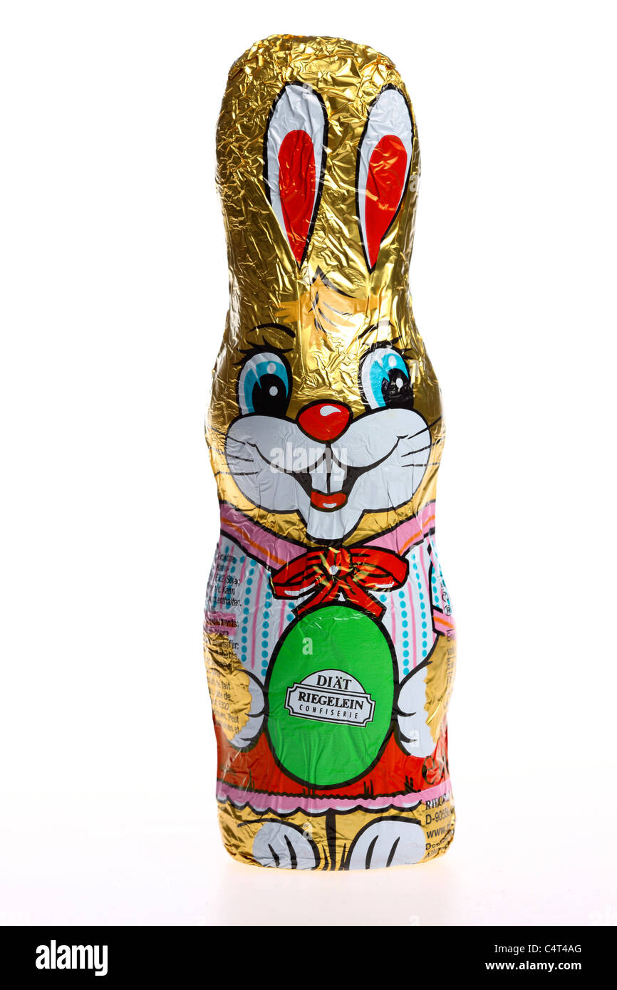 Sweets, chocolate, easter bunny, in packaging Stock Photo Alamy