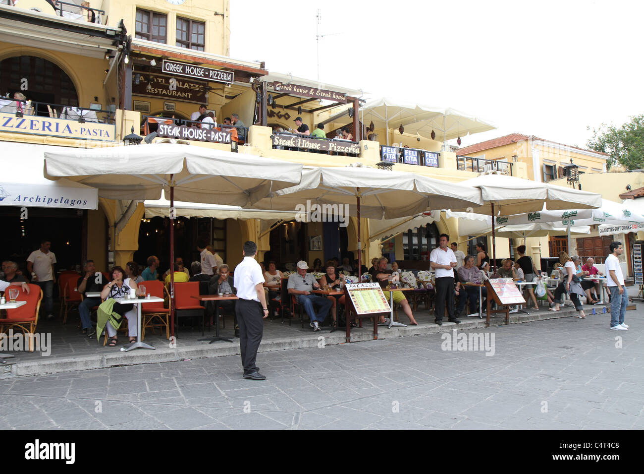 Rhodes town bars hi-res stock photography and images - Alamy