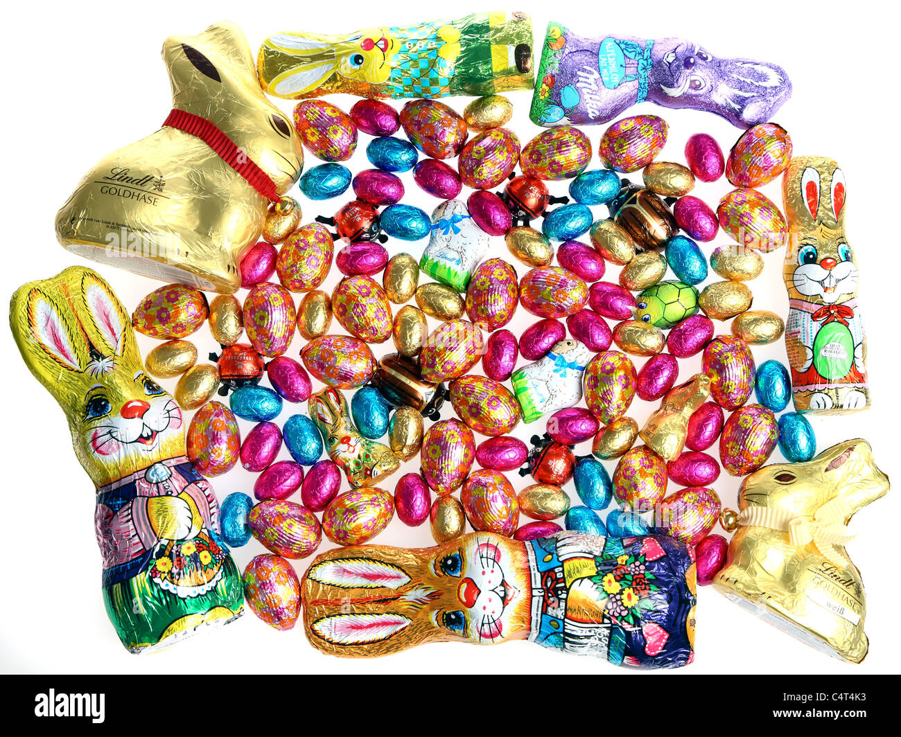 Sweets, chocolate, easter bunny, in packaging Stock Photo Alamy