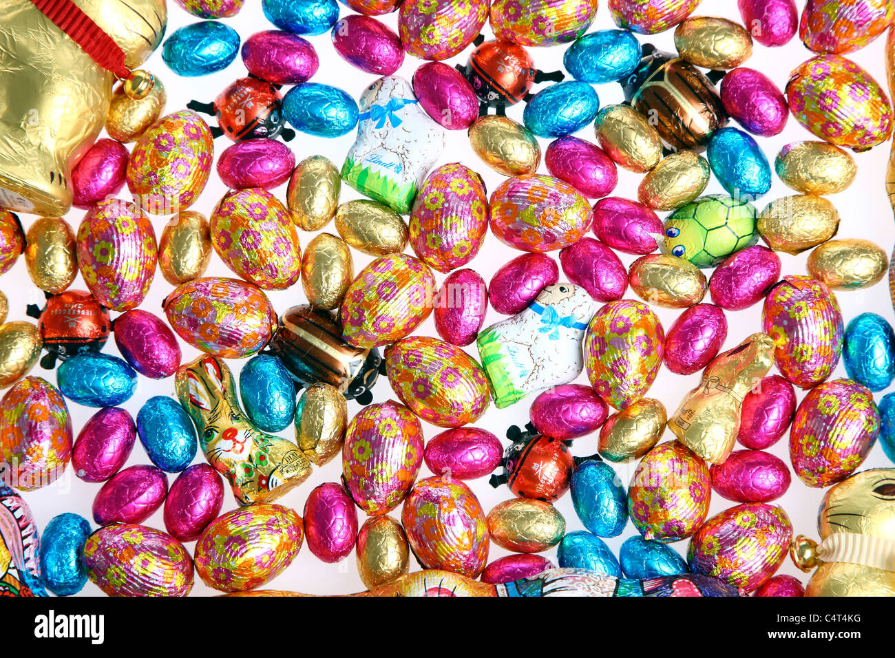 Sweets, chocolate, easter bunny, in packaging Stock Photo Alamy