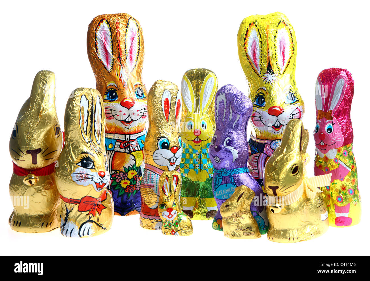 Sweets, chocolate, easter bunny, in packaging Stock Photo Alamy