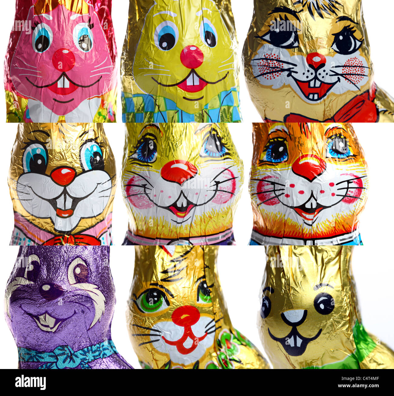 Sweets, chocolate, easter bunny, in packaging Stock Photo Alamy