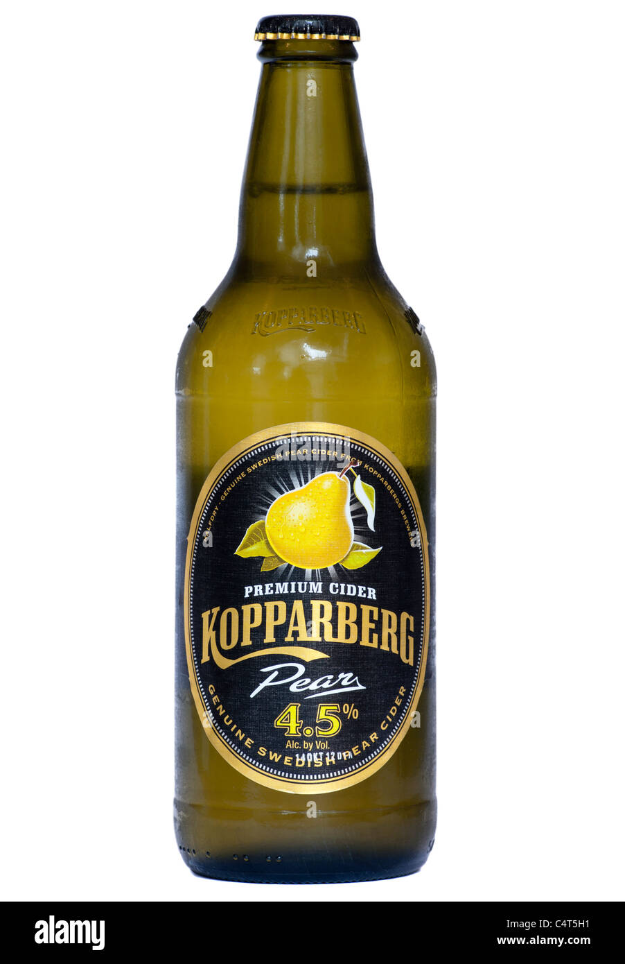 Bottle Of Kopparberg Pear Cider Stock Photo