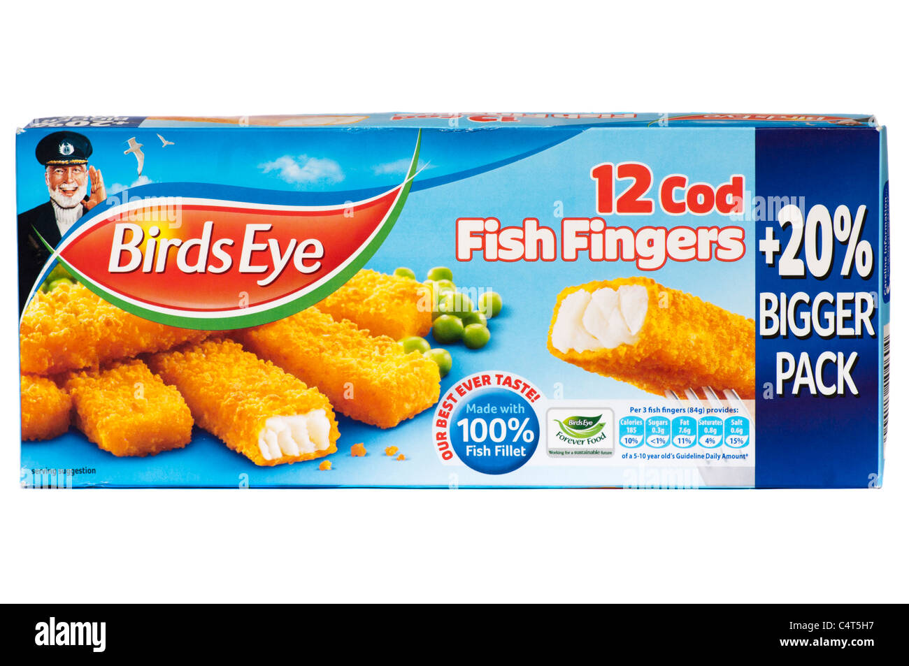 Box Of Birds Eye Fish Fingers Stock Photo - Alamy