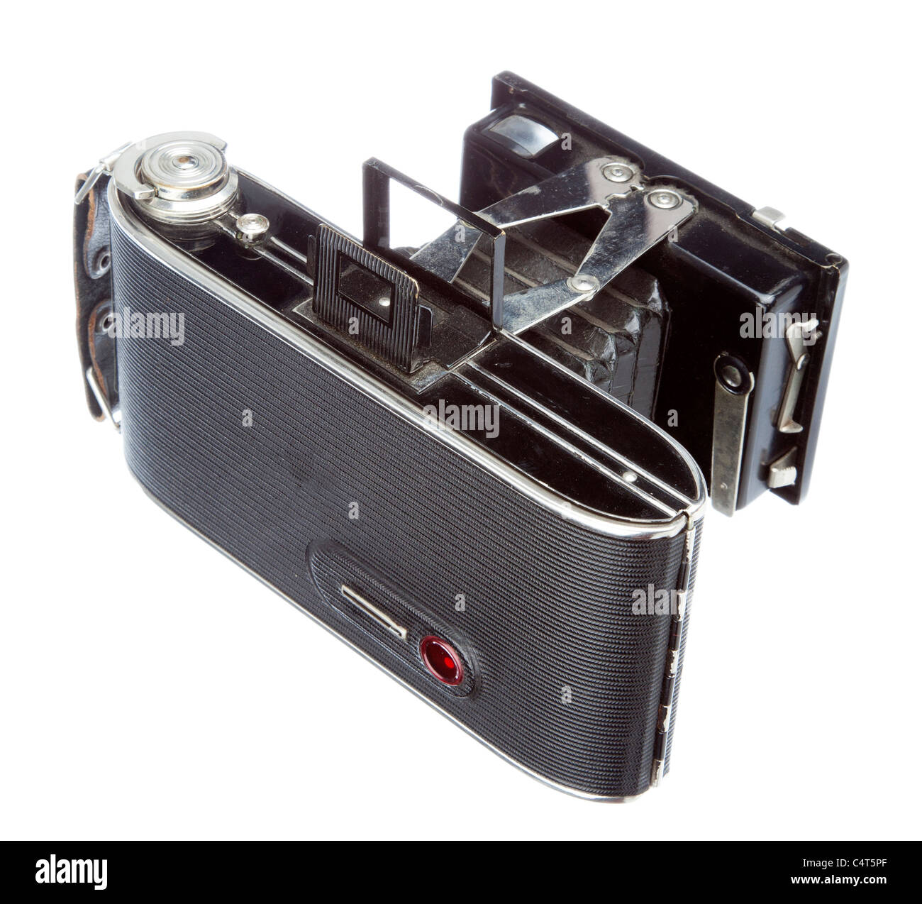 Old camera vintage isolated on a white background Stock Photo - Alamy