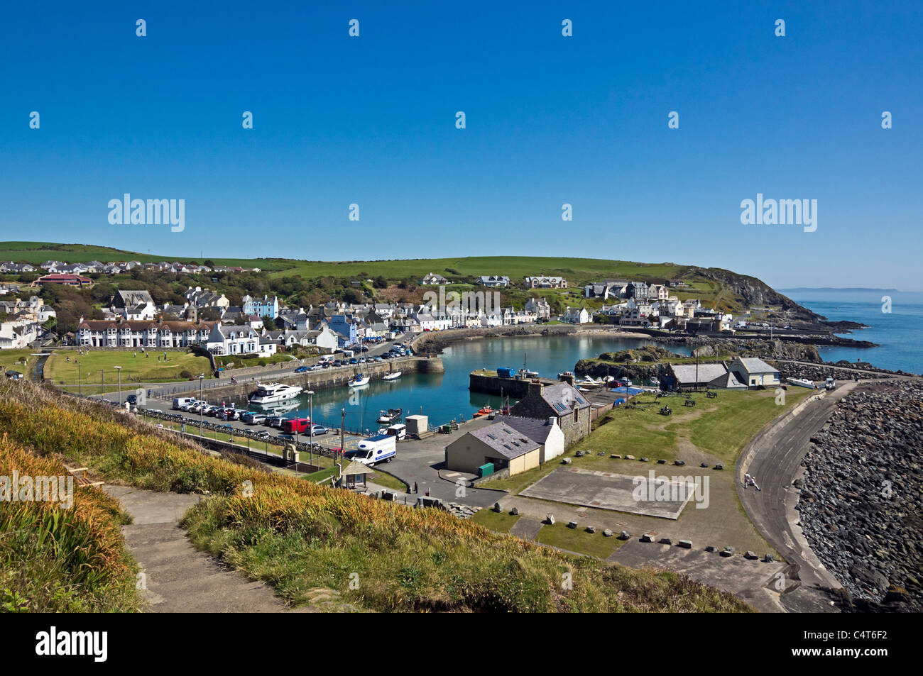 Harbour area in small town Portpatrick in Dumfries and Galloway Scotland Stock Photo Alamy Harbour area in small town Portpatrick in Dumfries and Galloway Scotland Stock Photo Alamy