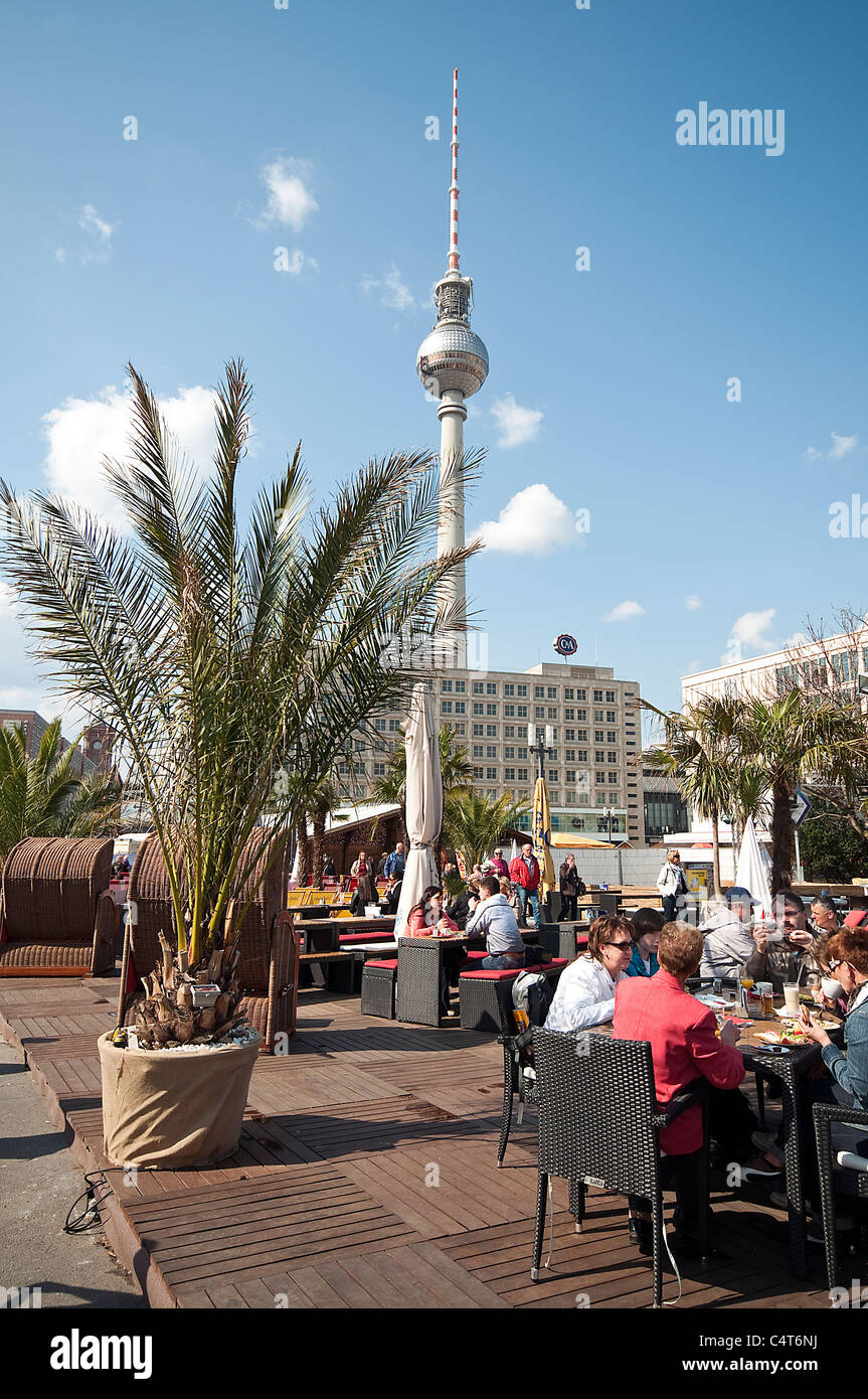 Alexanderplatz berlin cafe hi-res stock photography and images - Alamy